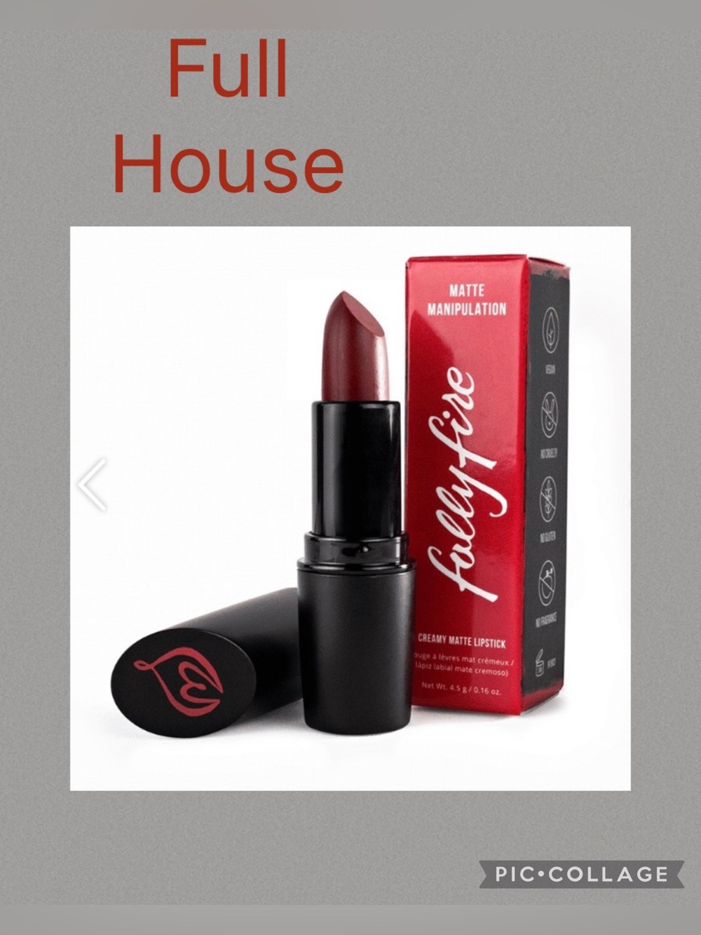 Fully fire matte lipstick in Full house 💄💄